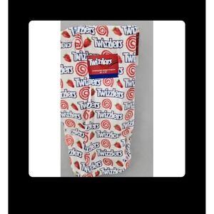 Twizzlers Oversized Plush Throw Blanket 60x70 Strawberry‎ Swirl Candy Print